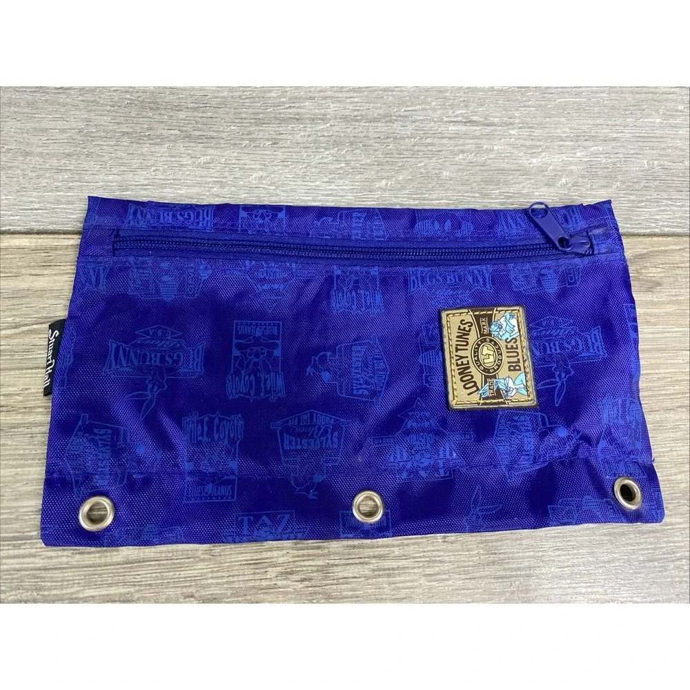 Looney Tunes Vintage 90's‎ Pencil Pouch Blue